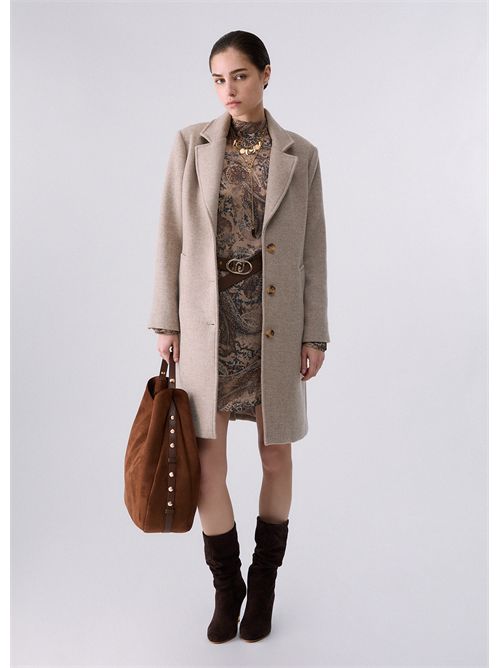 Cappotto midi in panno LIU JO | WF6411T720A/X0346